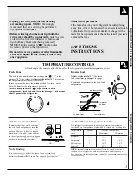 Preview for 3 page of GE TBG16NACBRWW Use And Care & Installation Manual