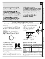 Preview for 23 page of GE TBG16NACBRWW Use And Care & Installation Manual