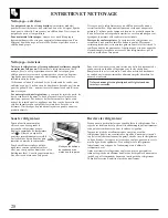 Preview for 28 page of GE TBG16NACBRWW Use And Care & Installation Manual