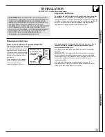 Preview for 31 page of GE TBG16NACBRWW Use And Care & Installation Manual