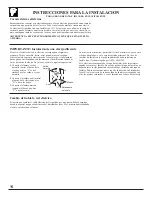 Preview for 54 page of GE TBG16NACBRWW Use And Care & Installation Manual