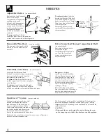 Preview for 4 page of GE TBI18JIBPRWW Use And Care & Installation Manual