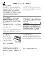 Preview for 30 page of GE TBI18JIBPRWW Use And Care & Installation Manual