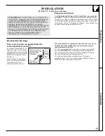 Preview for 33 page of GE TBI18JIBPRWW Use And Care & Installation Manual