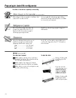 Preview for 14 page of GE TBM18JAC WW Owner'S Manual