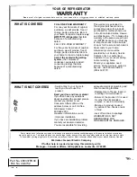 Preview for 12 page of GE TBX12 Use And Care Manual