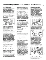 Preview for 4 page of GE TBX18 Use And Care Manual