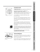 Preview for 21 page of GE TBX22PRBMLAA Owner'S Manual