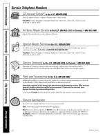 Предварительный просмотр 22 страницы GE TCX18 Owner'S Manual