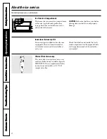 Preview for 8 page of GE TCX22 Owner'S Manual