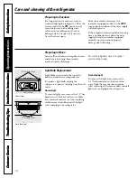 Preview for 10 page of GE TCX22 Owner'S Manual