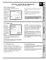 Preview for 9 page of GE TDX11 Use And Care Manual