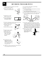 Preview for 10 page of GE TDX11 Use And Care Manual