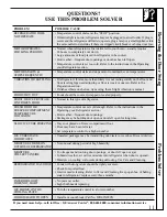 Preview for 11 page of GE TDX11 Use And Care Manual