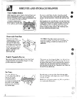 Preview for 4 page of GE TDX9 Use And Care Manual