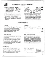 Preview for 8 page of GE TDX9 Use And Care Manual