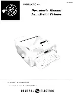 Preview for 1 page of GE TermiNet 300 Operator'S Manual