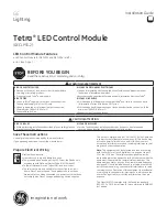 Предварительный просмотр 1 страницы GE Tetra GECLPS5-2 Installation Manual