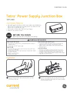 GE Tetra GEPSJB60 Installation Manual preview