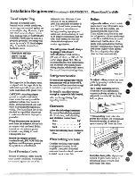 Предварительный просмотр 4 страницы GE TFF19AD Use And Care Manual