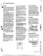 Предварительный просмотр 11 страницы GE TFF19AD Use And Care Manual