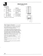 Preview for 18 page of GE TFG20JRXA Use And Care Manual