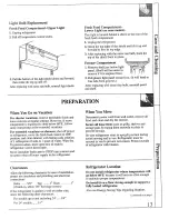 Preview for 13 page of GE TFH22PRRAWW Use And Care Manual