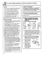 Preview for 16 page of GE TFH22PRRAWW Use And Care Manual