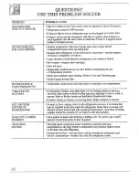 Preview for 18 page of GE TFH22PRSAWW Use And Care Manual