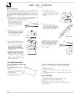 Preview for 12 page of GE TFH22PRSMWW Use And Care & Installation Manual