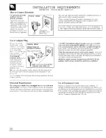 Preview for 14 page of GE TFH22PRSMWW Use And Care & Installation Manual