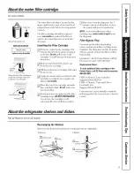 Предварительный просмотр 9 страницы GE TFH22PRXAAA Owner'S Manual