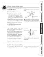 Предварительный просмотр 19 страницы GE TFH22PRXAAA Owner'S Manual