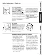 Preview for 43 page of GE TFH22PRXAAA Owner'S Manual