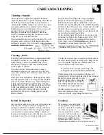 Preview for 11 page of GE TFHA22R Use And Care Manual