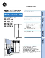 GE TFJ20JA Operation Manual preview