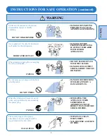 Preview for 3 page of GE TFJ20JA Operation Manual