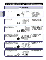 Preview for 4 page of GE TFJ20JR Operation Manual