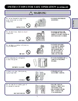 Preview for 5 page of GE TFJ20JR Operation Manual