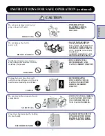 Preview for 7 page of GE TFJ20JR Operation Manual