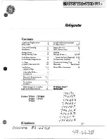 Preview for 1 page of GE TFX19 Use And Care Manual