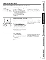 Preview for 13 page of GE TFX20JAXFAA Owner'S Manual