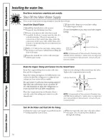 Preview for 16 page of GE TFX20JAXFAA Owner'S Manual