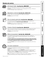 Preview for 49 page of GE TFX20JAXFWW Owner'S Manual