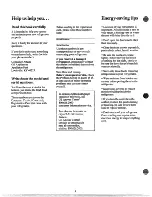 Preview for 2 page of GE TFX20R Use And Care Manual