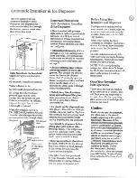 Preview for 6 page of GE TFX20R Use And Care Manual