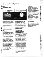 Preview for 5 page of GE TFX20RN Use & Care Manual