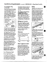 Preview for 4 page of GE TFX22P Use And Care Manual