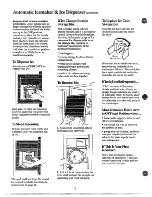 Preview for 6 page of GE TFX22P Use And Care Manual