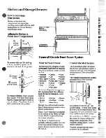 Preview for 9 page of GE TFX22P Use And Care Manual